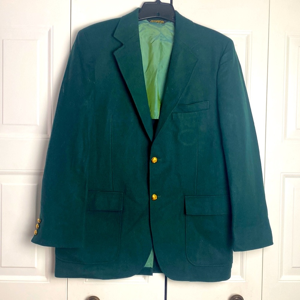 Green Wool Jacket - image 1